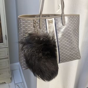 LARGE vintage fur keychain